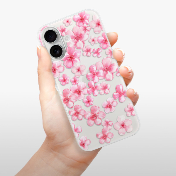 Silikonové pouzdro iSaprio - Apple iPhone 16 - Flower Pattern 05