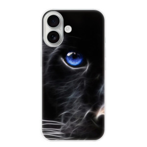 Silikonové pouzdro iSaprio - Apple iPhone 16 - Black Puma