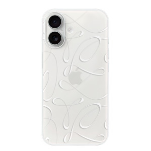 Silikonové pouzdro iSaprio - Apple iPhone 16 - Fancy - white