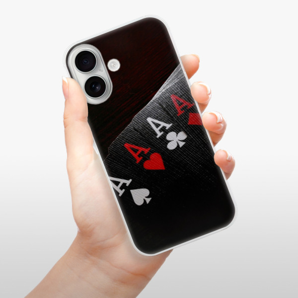 Silikonové pouzdro iSaprio - Apple iPhone 16 - Poker