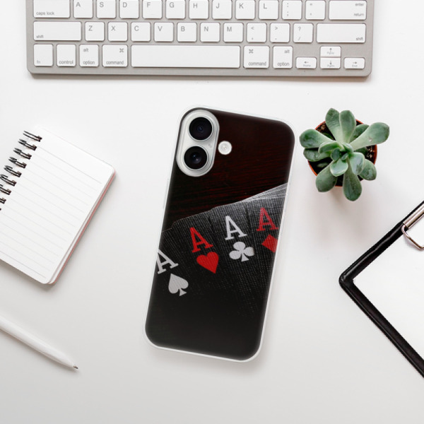Silikonové pouzdro iSaprio - Apple iPhone 16 - Poker
