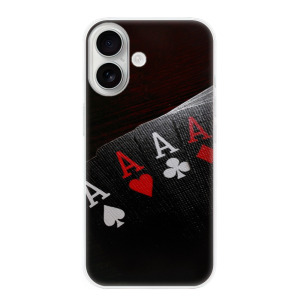 Silikonové pouzdro iSaprio - Apple iPhone 16 - Poker