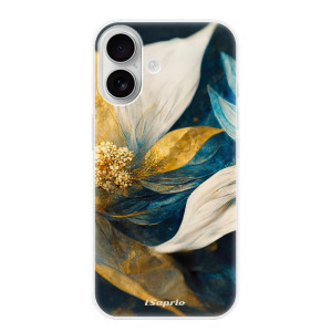 Silikonové pouzdro iSaprio - Apple iPhone 16 - Gold Petals