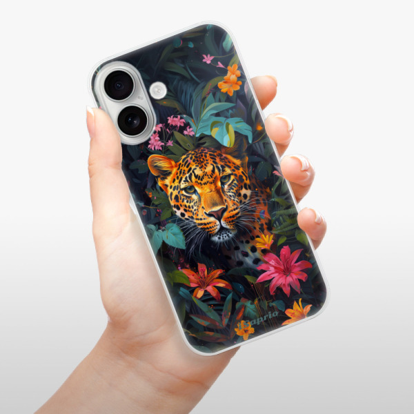 Silikonové pouzdro iSaprio - Apple iPhone 16 - Flower Jaguar