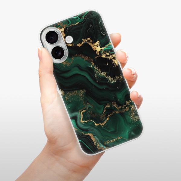 Silikonové pouzdro iSaprio - Apple iPhone 16 - Emerald