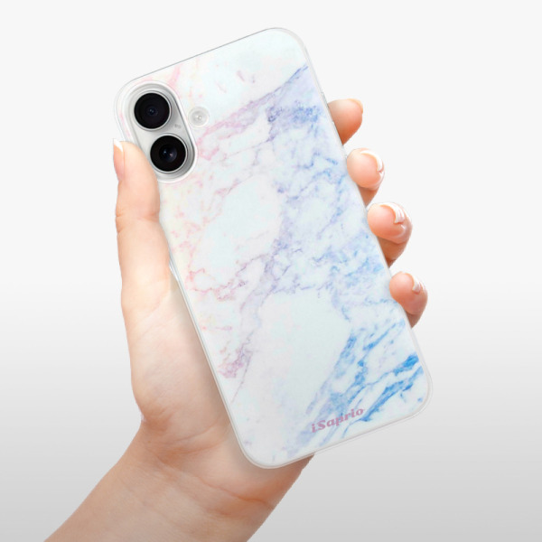Silikonové pouzdro iSaprio - Apple iPhone 16 Plus - Raibow Marble 10
