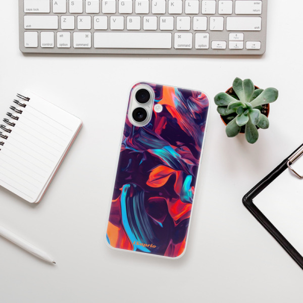 Silikonové pouzdro iSaprio - Apple iPhone 16 Plus - Color Marble 19