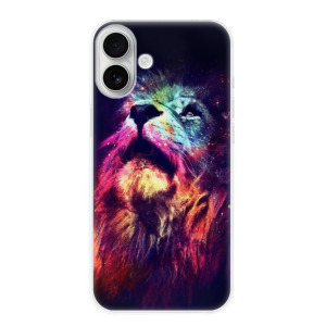 Silikonové pouzdro iSaprio - Apple iPhone 16 Plus - Lion in Colors