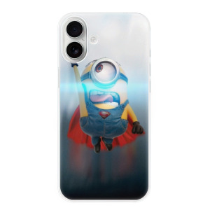 Silikonové pouzdro iSaprio - Apple iPhone 16 Plus - Mimons Superman 02