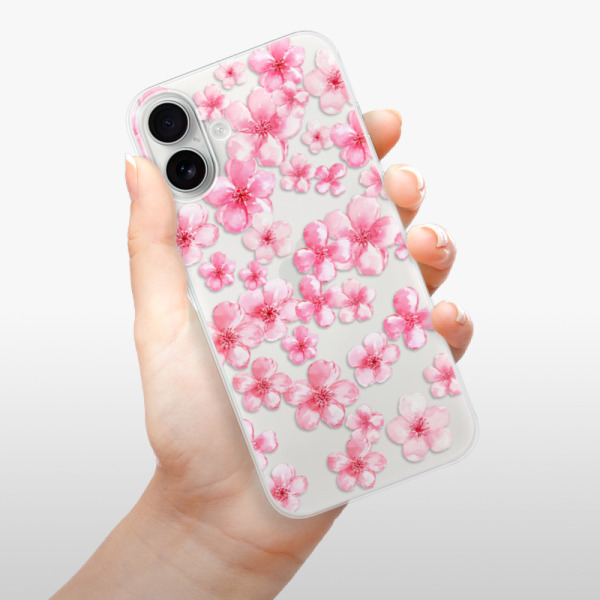 Silikonové pouzdro iSaprio - Apple iPhone 16 Plus - Flower Pattern 05