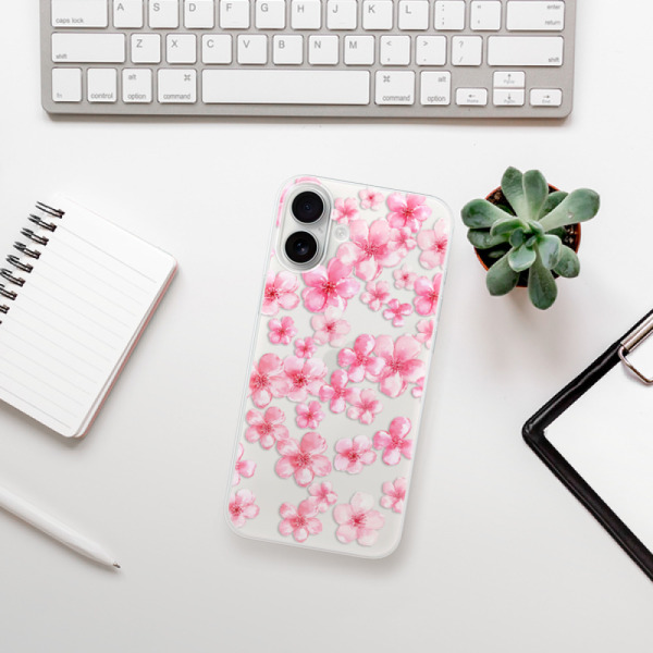 Silikonové pouzdro iSaprio - Apple iPhone 16 Plus - Flower Pattern 05