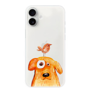 Silikonové pouzdro iSaprio - Apple iPhone 16 Plus - Dog And Bird