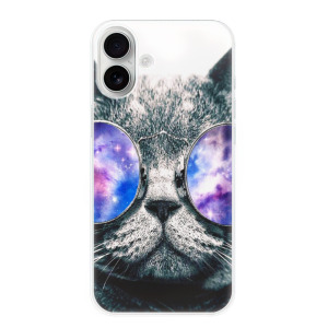 Silikonové pouzdro iSaprio - Apple iPhone 16 Plus - Galaxy Cat