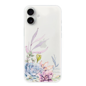 Silikonové pouzdro iSaprio - Apple iPhone 16 Plus - Succulent 01