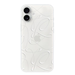 Silikonové pouzdro iSaprio - Apple iPhone 16 Plus - Fancy - white
