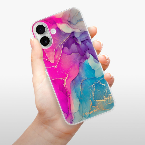 Silikonové pouzdro iSaprio - Apple iPhone 16 Plus - Purple Ink