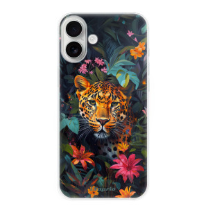 Silikonové pouzdro iSaprio - Apple iPhone 16 Plus - Flower Jaguar