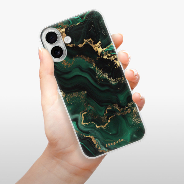 Silikonové pouzdro iSaprio - Apple iPhone 16 Plus - Emerald
