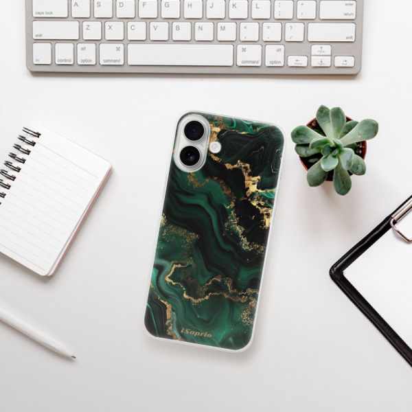 Silikonové pouzdro iSaprio - Apple iPhone 16 Plus - Emerald