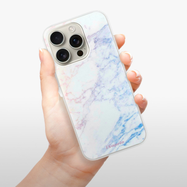 Silikonové pouzdro iSaprio - Apple iPhone 16 Pro - Raibow Marble 10