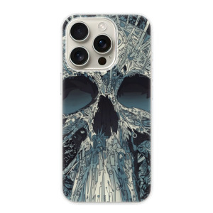 Silikonové pouzdro iSaprio - Apple iPhone 16 Pro - Abstract Skull