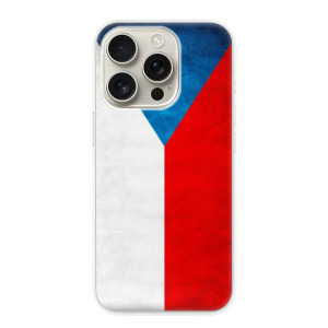 Silikonové pouzdro iSaprio - Apple iPhone 16 Pro - Vlajka Česká republika