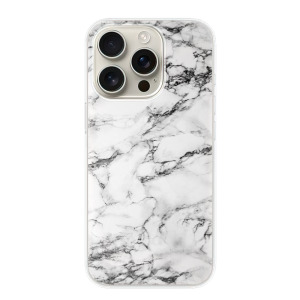 Silikonové pouzdro iSaprio - Apple iPhone 16 Pro - White Marble 01