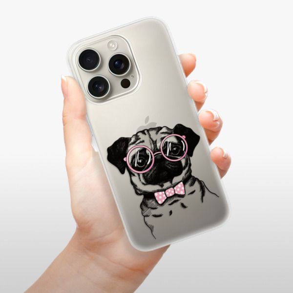 Silikonové pouzdro iSaprio - Apple iPhone 16 Pro - The Pug