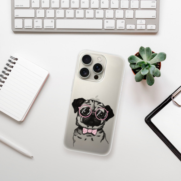 Silikonové pouzdro iSaprio - Apple iPhone 16 Pro - The Pug