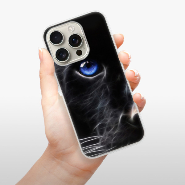 Silikonové pouzdro iSaprio - Apple iPhone 16 Pro - Black Puma