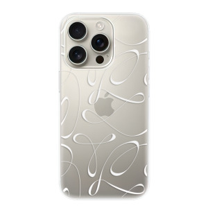 Silikonové pouzdro iSaprio - Apple iPhone 16 Pro - Fancy - white