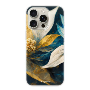 Silikonové pouzdro iSaprio - Apple iPhone 16 Pro - Gold Petals
