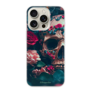 Silikonové pouzdro iSaprio - Apple iPhone 16 Pro - Skull in Roses