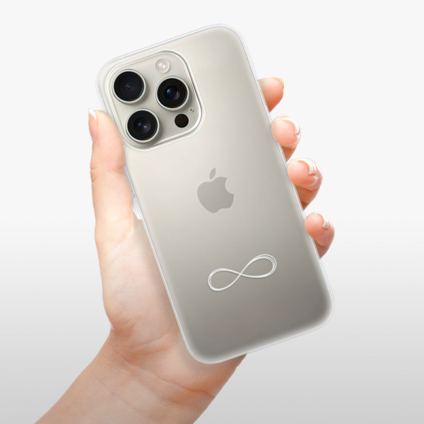 Silikonové pouzdro iSaprio - Apple iPhone 16 Pro - čiré - Infinity