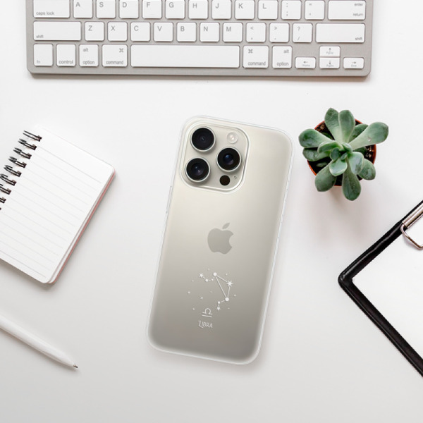Silikonové pouzdro iSaprio - Apple iPhone 16 Pro - čiré - Váhy
