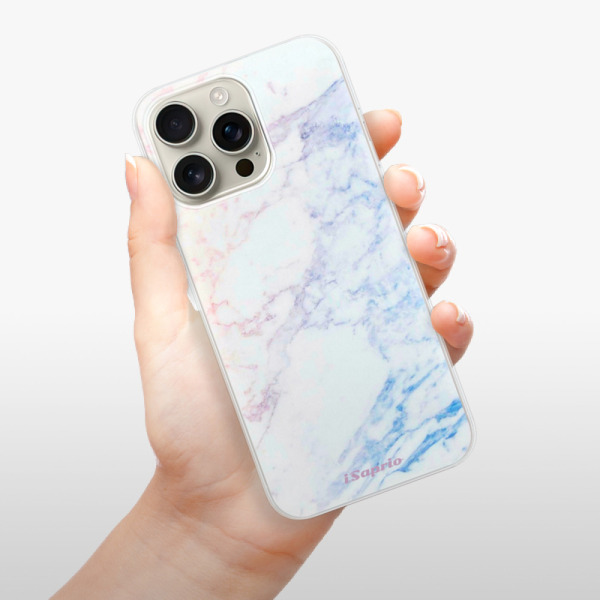 Silikonové pouzdro iSaprio - Apple iPhone 16 Pro Max - Raibow Marble 10