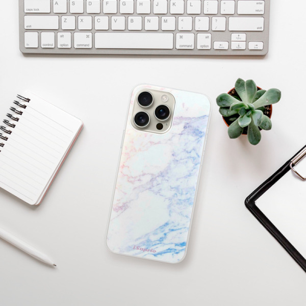 Silikonové pouzdro iSaprio - Apple iPhone 16 Pro Max - Raibow Marble 10