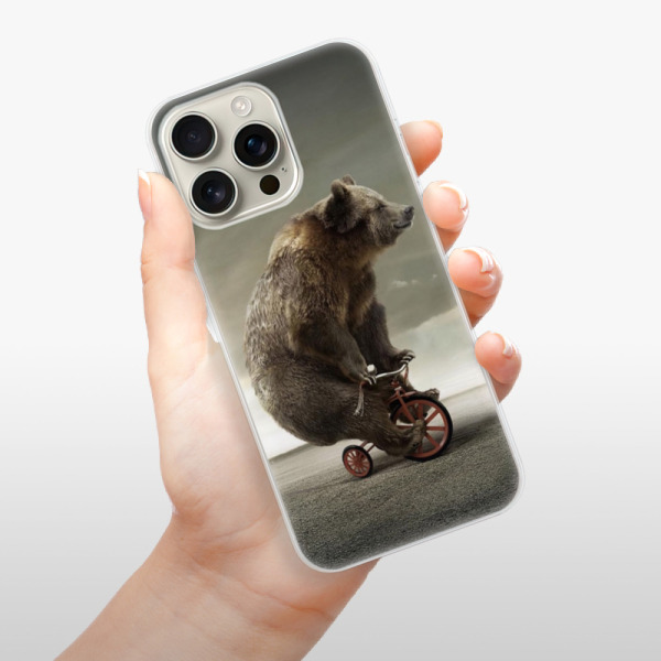 Silikonové pouzdro iSaprio - Apple iPhone 16 Pro Max - Bear 01