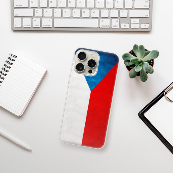 Silikonové pouzdro iSaprio - Apple iPhone 16 Pro Max - Vlajka Česká republika