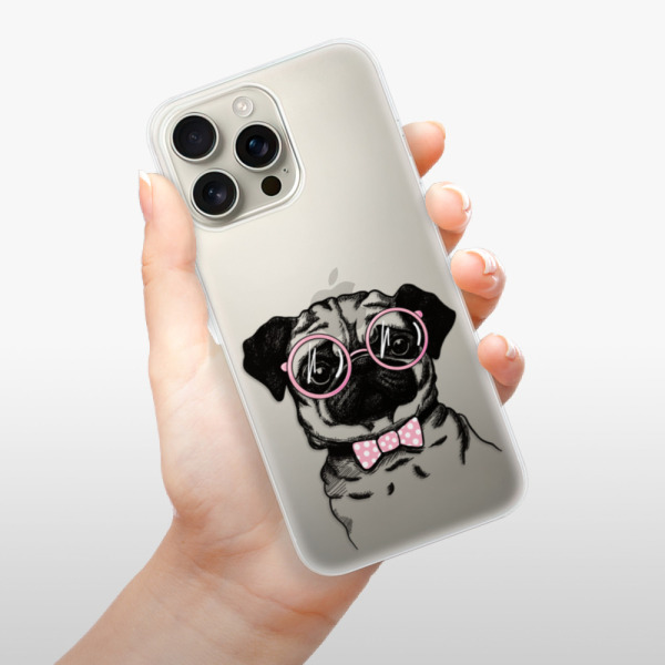 Silikonové pouzdro iSaprio - Apple iPhone 16 Pro Max - The Pug