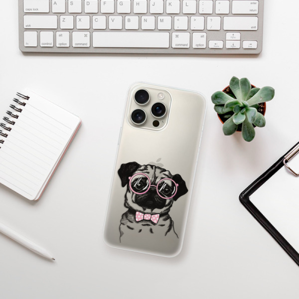 Silikonové pouzdro iSaprio - Apple iPhone 16 Pro Max - The Pug