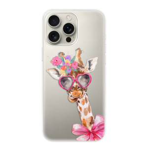 Silikonové pouzdro iSaprio - Apple iPhone 16 Pro Max - Lady Giraffe