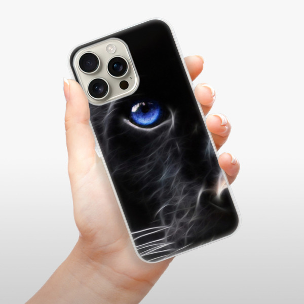 Silikonové pouzdro iSaprio - Apple iPhone 16 Pro Max - Black Puma