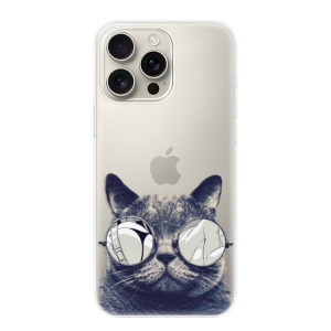Silikonové pouzdro iSaprio - Apple iPhone 16 Pro Max - Crazy Cat 01