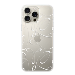 Silikonové pouzdro iSaprio - Apple iPhone 16 Pro Max - Fancy - white