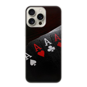 Silikonové pouzdro iSaprio - Apple iPhone 16 Pro Max - Poker