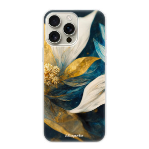 Silikonové pouzdro iSaprio - Apple iPhone 16 Pro Max - Gold Petals