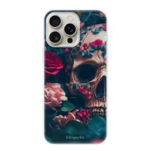 Silikonové pouzdro iSaprio - Apple iPhone 16 Pro Max - Skull in Roses