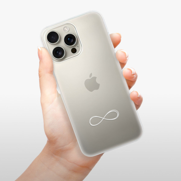 Silikonové pouzdro iSaprio - Apple iPhone 16 Pro Max - čiré - Infinity