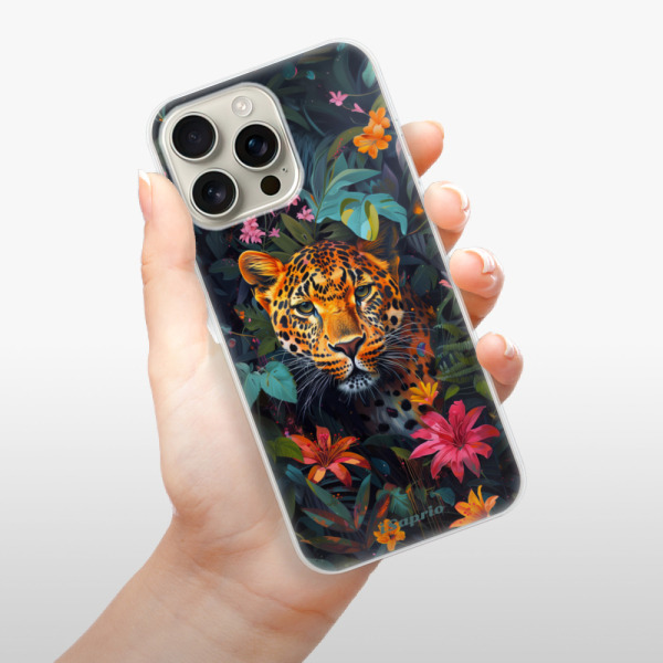 Silikonové pouzdro iSaprio - Apple iPhone 16 Pro Max - Flower Jaguar